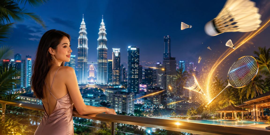 Suasana hiburan dan pertaruhan sukan maya di Kuala Lumpur dalam gaya Melayu tempatan